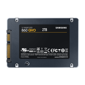 SSD 860 QVO SATA III 2.5 inch 2 TB | MZ-76Q2T0BW | Samsung 