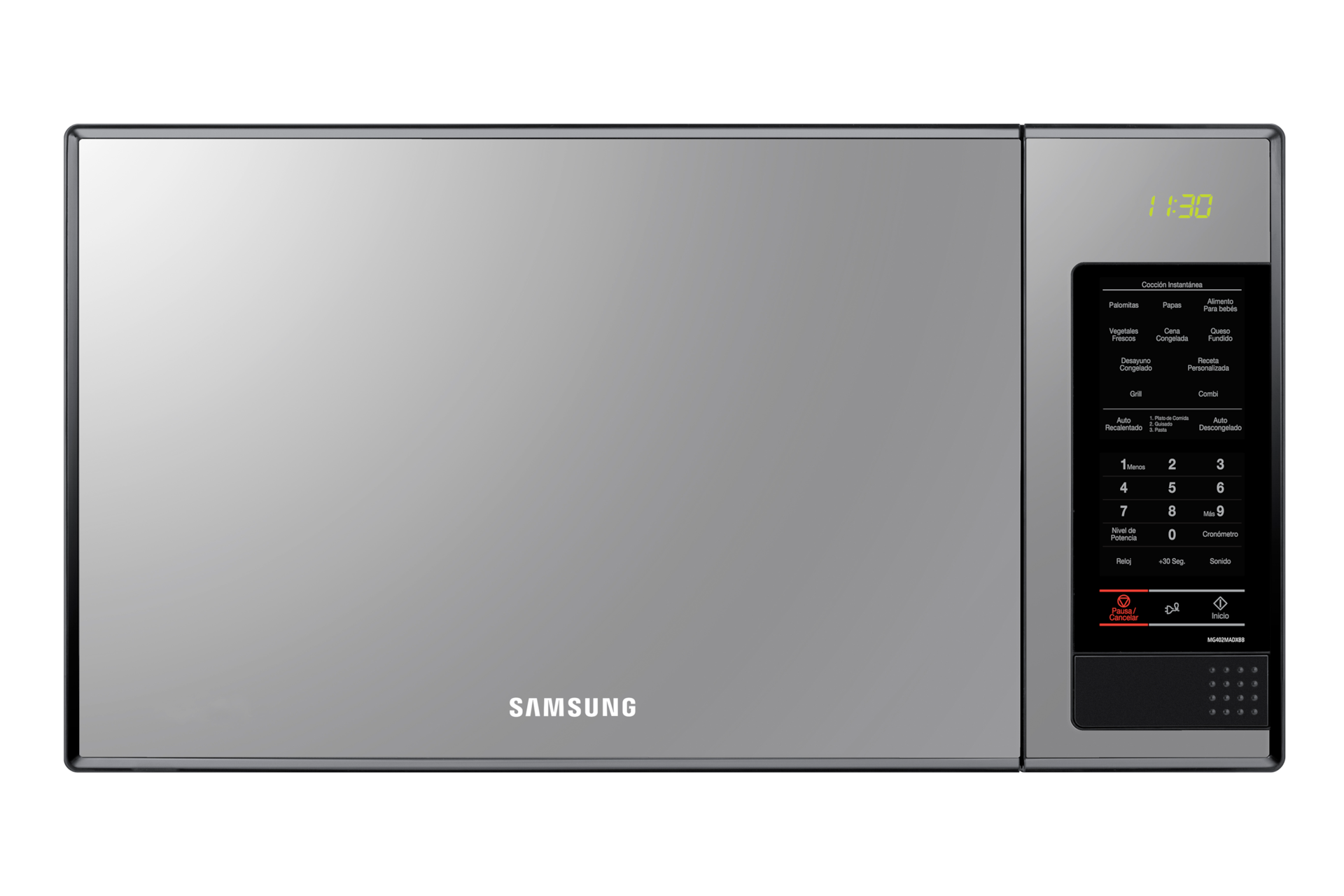 Samsung 40L, Grill, Microwave Oven, with Auto Cook, MG402MADXBB in Silver