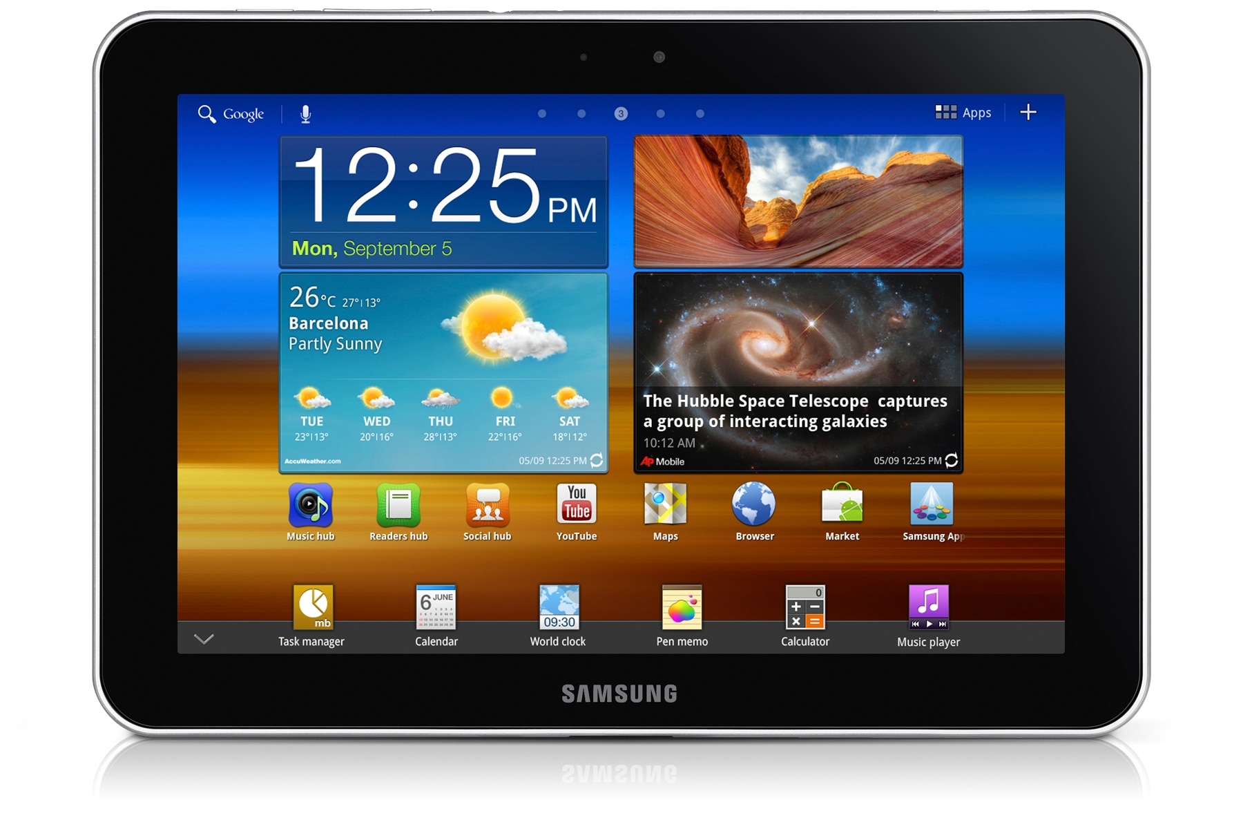 Galaxy Tab (8.9, 3G) | Samsung Support South Africa