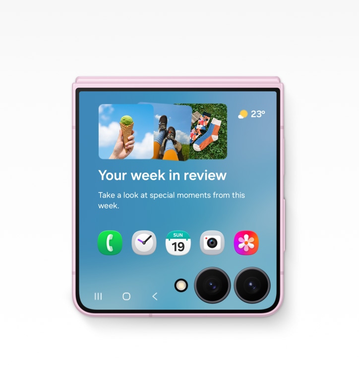Samsung Galaxy Z Flip8 | Galaxy AIコンパクト折りたたみスマホ