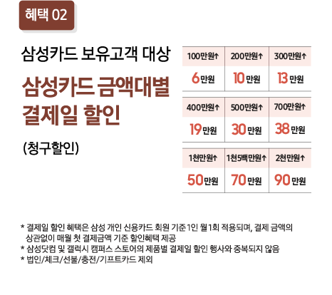 결제일 할인 이미지