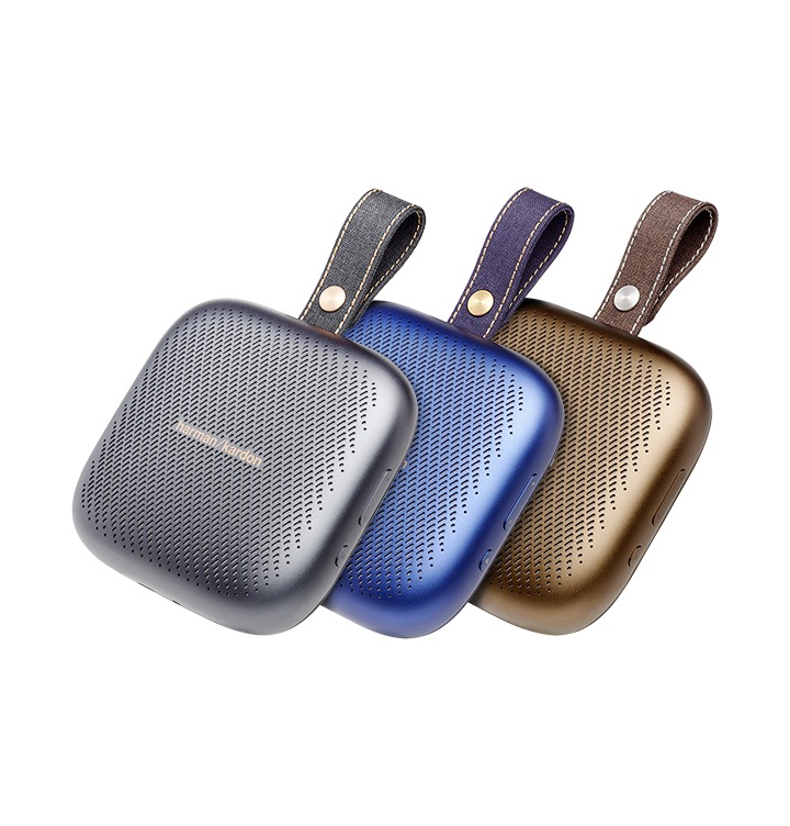 하만카돈 neo 그레이, 네이비, 브라운 색상이 보입니다.