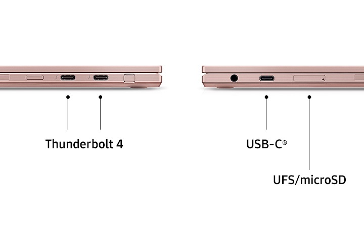 Thunderbolt 4 포트 탑재로 여러 개의 파일을 동시에 저장 할 때도 버퍼링이 없습니다.