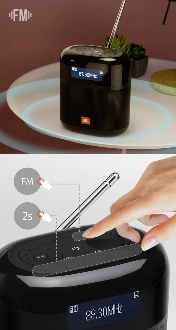 JBL TUNER XL 라디오 겸용 블루투스 스피커 JBLTUNERXLBLKAS Samsung 대한민국