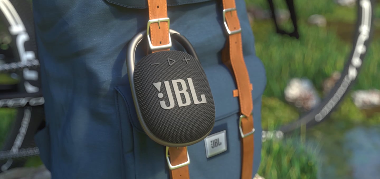JBL CLIP4 홍보 영상으로 사운드, 외관, 방수 및 방진, 재생 시간 등의 기능을 설명합니다.