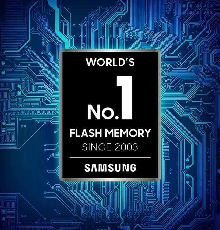 No.1 FLASH MEMORY 로고가 노출되고 있습니다.