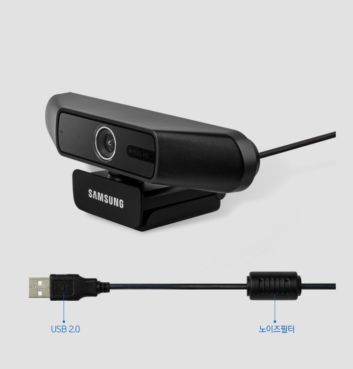 USB 2.0 Plug & Play 연결 방식을 사용합니다.