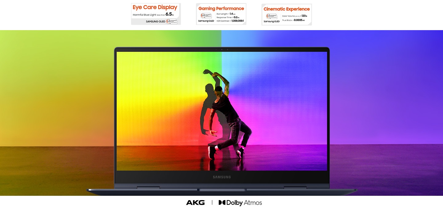 컬러 볼륨 120 %가 적용된 Super AMOLED를 나타내는 이미지입니다.