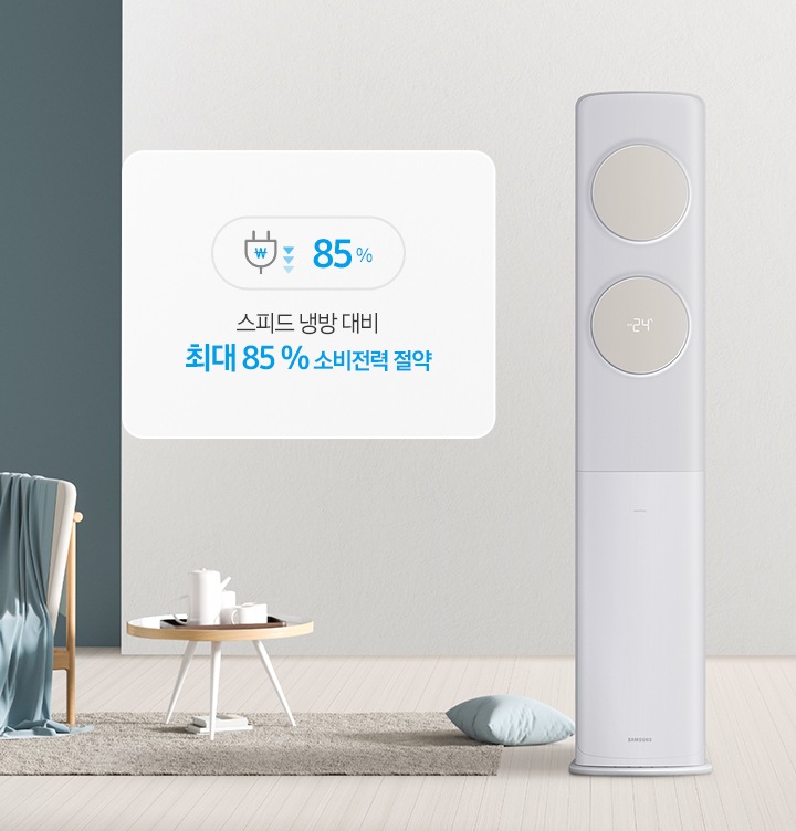 초절전 냉방으로 에너지절감량을 보여주고 있습니다.