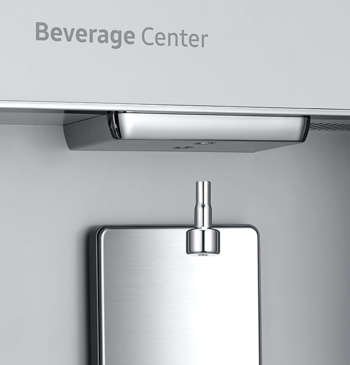 정수 디스펜서 확대 모습입니다.