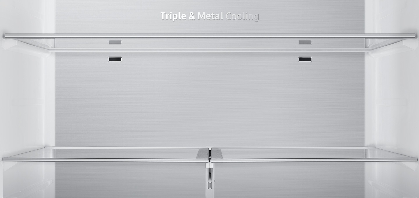 냉장고 내상 글래스 커버가 확대되어 보여지고 있습니다.