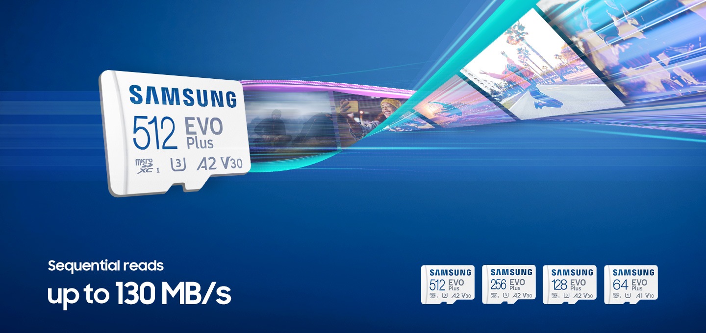 Evo Plus 마이크로Sd 메모리카드 512 Gb | Mb-Mc512Ka/Kr | Samsung 대한민국