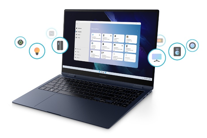 집에 있는 가전제품, 스마트 기기를 SmartThings를 통해 가볍게 제어해보세요. SmartThings Find 기능을 사용하면 잊어버린 갤럭시 제품도 찾아낼 수 있습니다.
