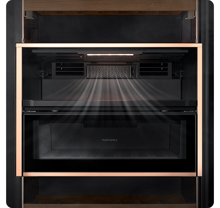 비스포크 수납존 안에 있는 청정탈취 영역이 확대되어 보입니다.