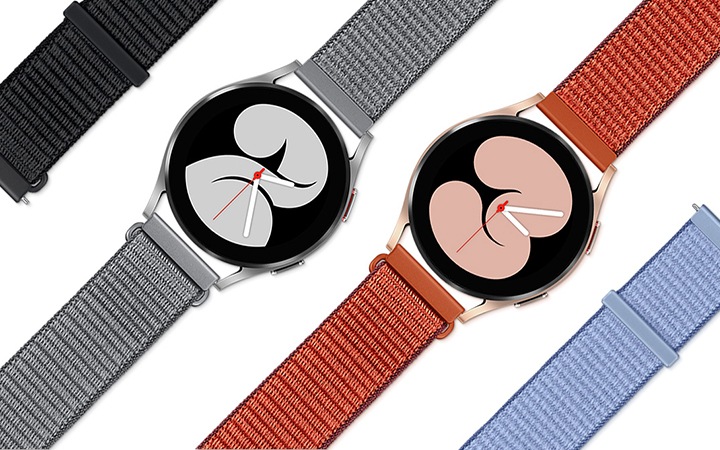 4개의 스트랩이 나열된 사진