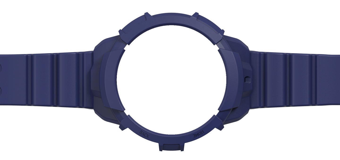 갤럭시 워치 오리지널 풀커버 하드 프레임 워치 커버 확대 이미지 입니다.