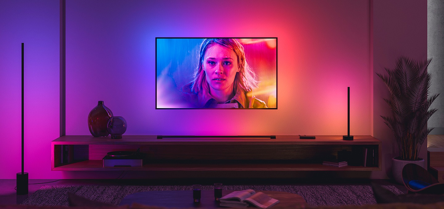 휴 플레이 그라디언트 라이트 튜브 