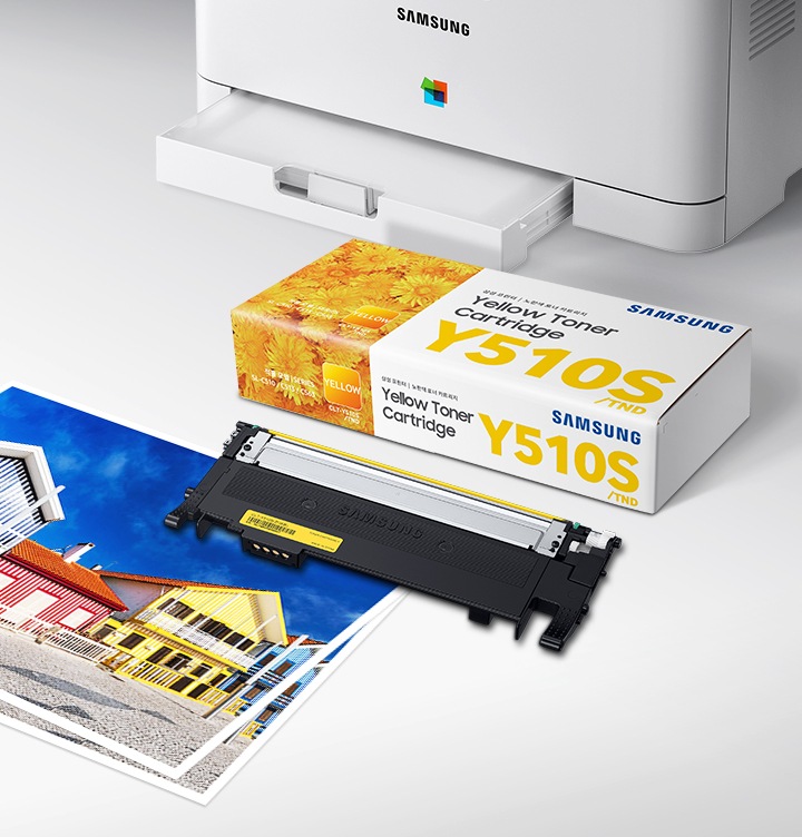 토너와 박스 혼합 이미지.