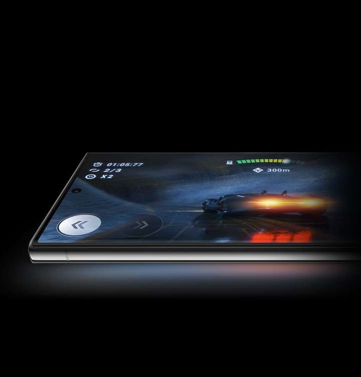 게임이 실행되고 있는 모습이며, 화면의 선명도를 표현하고 있습니다.