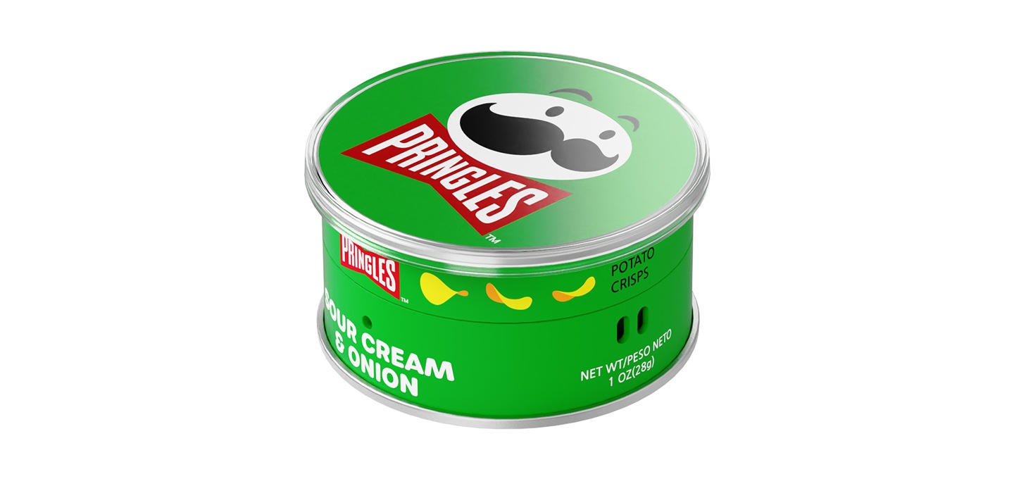 갤럭시 버즈2 프로 프링글스 케이스 (사워크림&어니언) 제품이 보여집니다.