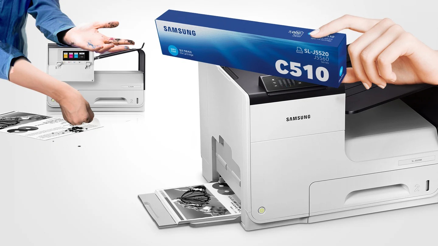 삼성 정품 잉크는 프린터 본체의 성능과 규격을 고려해 만들어져 고장 없이 최적의 성능을 발휘하며, 온도 변화나 기압의 차이에도 잉크가 새지 않아 기기를 손상 시키지 않습니다. 비 정품 잉크 사용으로 인한 고장은 정상적인 A/S가 불가합니다.