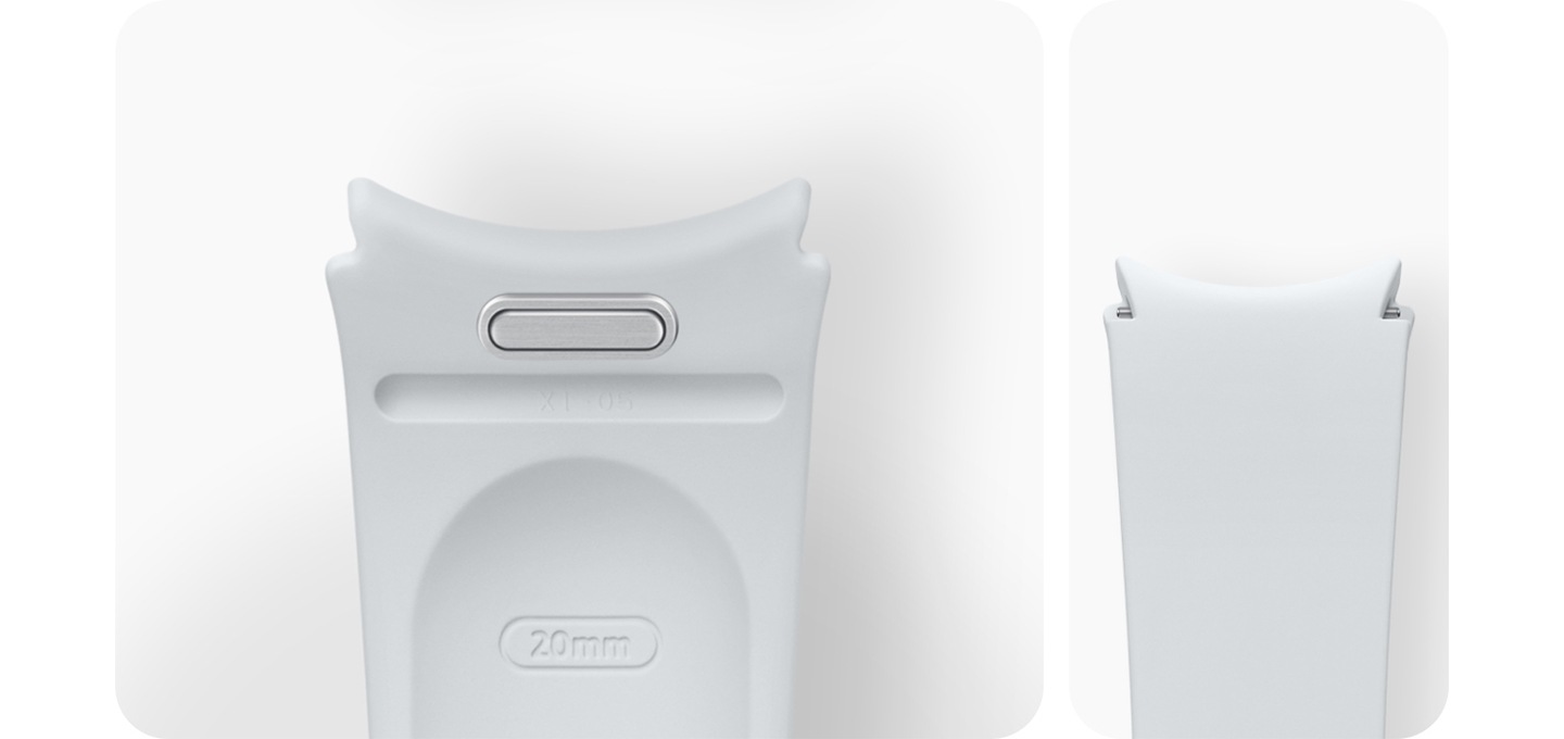 버튼 클릭 한 번으로 워치와 스트랩이 손쉽게 결합되는 사용동영상 썸네일 이미지