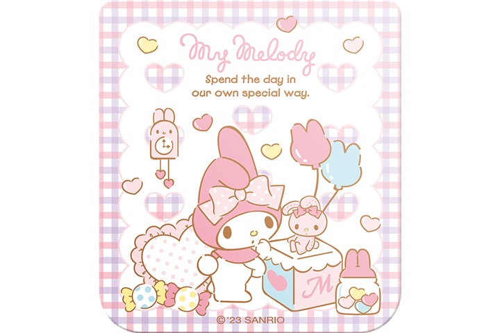 마이멜로디 플립수트 카드(핑크) 1장의 제품 정면 이미지가 보여집니다.