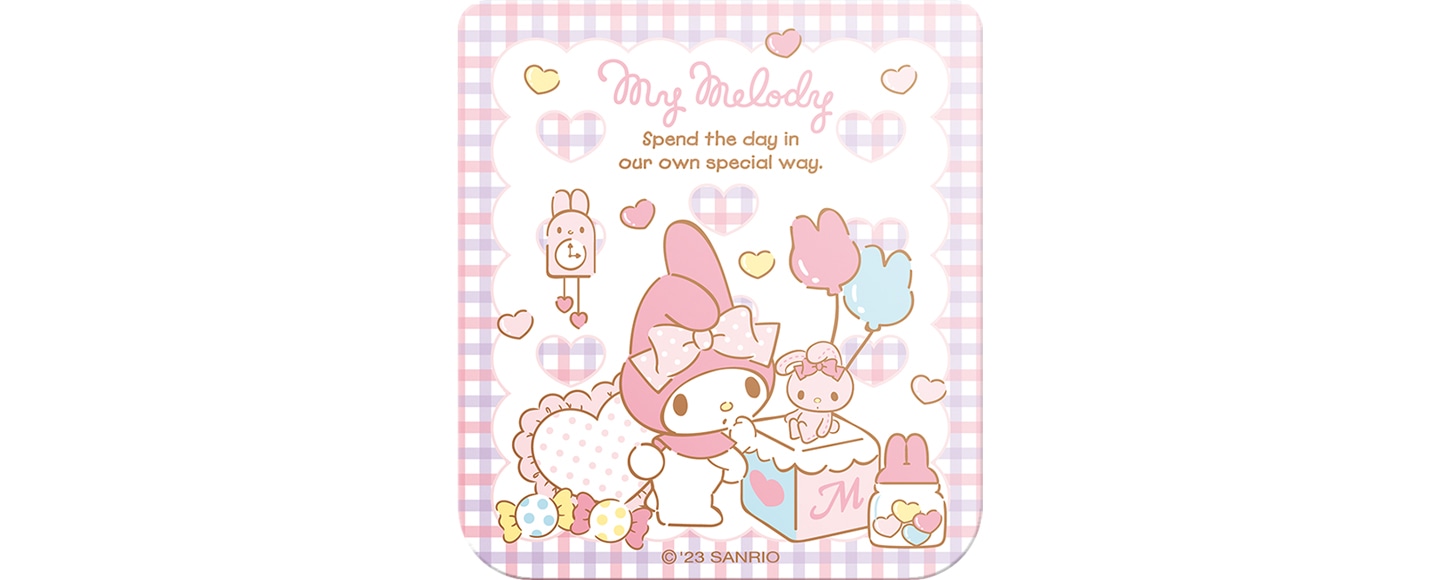 마이멜로디 플립수트 카드(핑크) 1장의 제품 정면 이미지가 보여집니다.