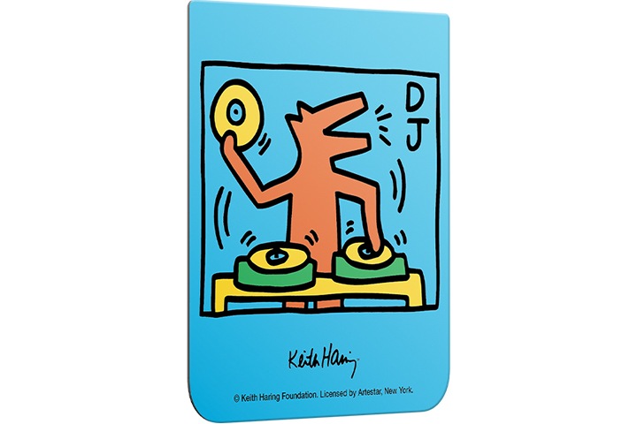 갤럭시 Z 플립5 키스해링 플립수트 카드 (1매) 기울어진 이미지입니다.