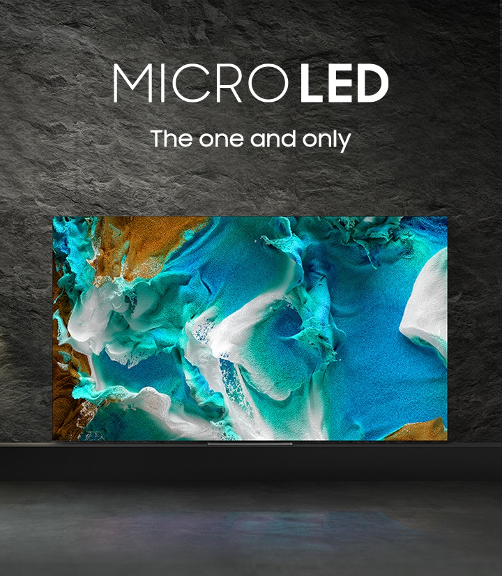 MICRO LED KV 입니다.