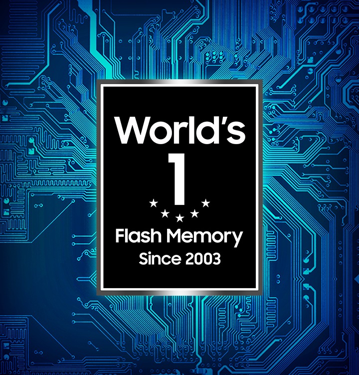 No.1 FLASH MEMORY 로고가 노출되고 있습니다.