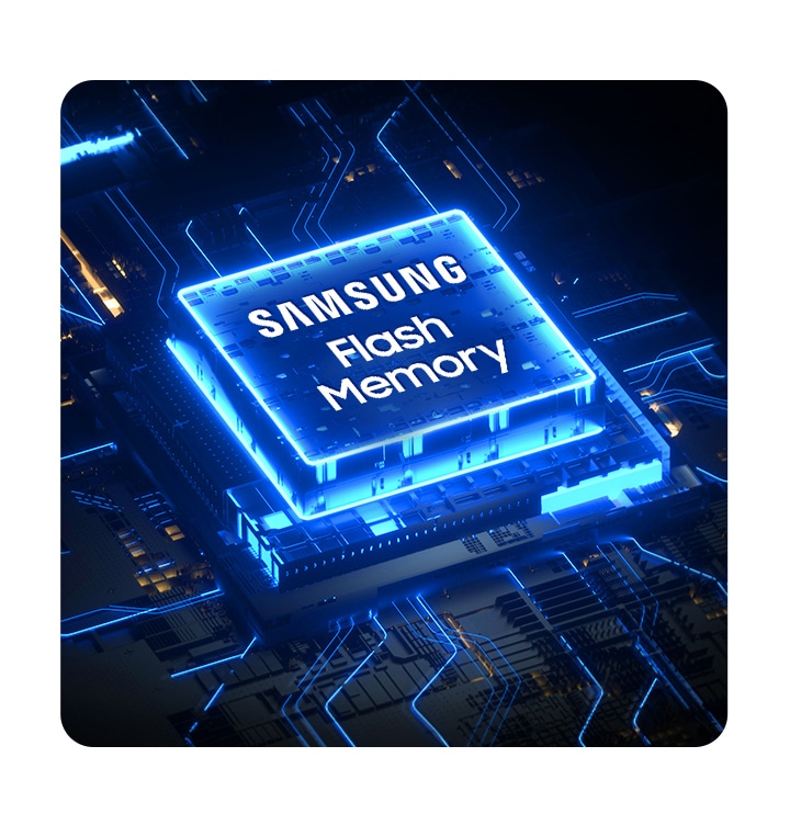 NAND 플래시 기술이 SSD에도 탑재되는 것을 표현한 이미지