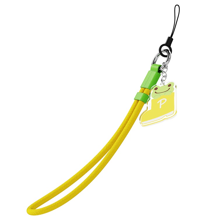 흰색 배경에 오른쪽 상단에서 왼쪽 하단으로 사선으로 키링 이미지가 배치되어 있습니다.