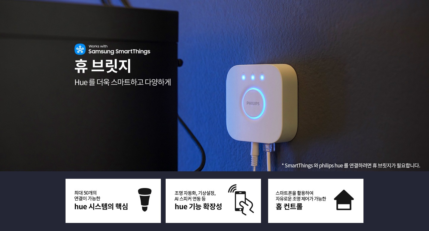 휴 브릿지 제품 상세이미지 입니다.