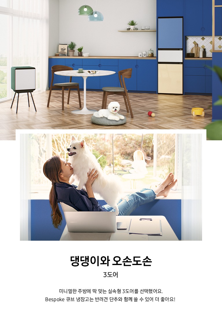 Bespoke 냉동고 1도어 키친핏 318L (우열림/열림방향 가변, 냉동전용) 상세 이미지 11
