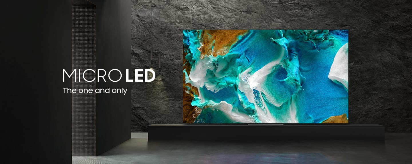 MICRO LED KV 입니다.