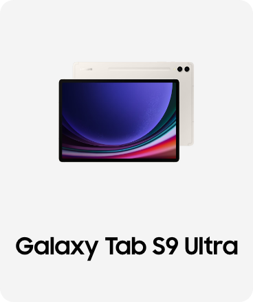 갤럭시탭 제품 이미지 아래 Galaxy Tab S9 Ultra 텍스트가 들어가있습니다. 배너 클릭 시 제품 구매 페이지로 이동합니다.