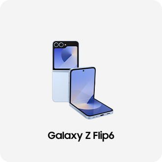 Galaxy Z Flip 6가 반으로 접혀진 이미지