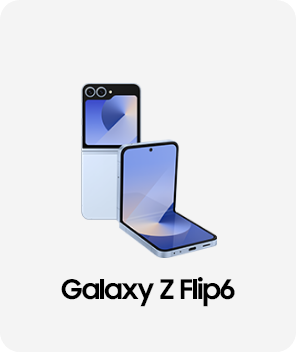 Galaxy Z Flip 6가 반으로 접혀진 이미지