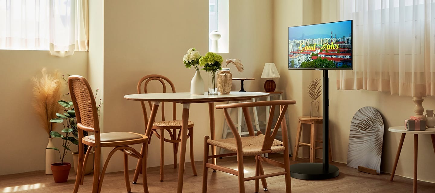 심플하고 깔끔한 화이트 디자인으로 원하는 곳 어디에든 배치할 수 있어 스마트하고 편리하게 사용 가능합니다.