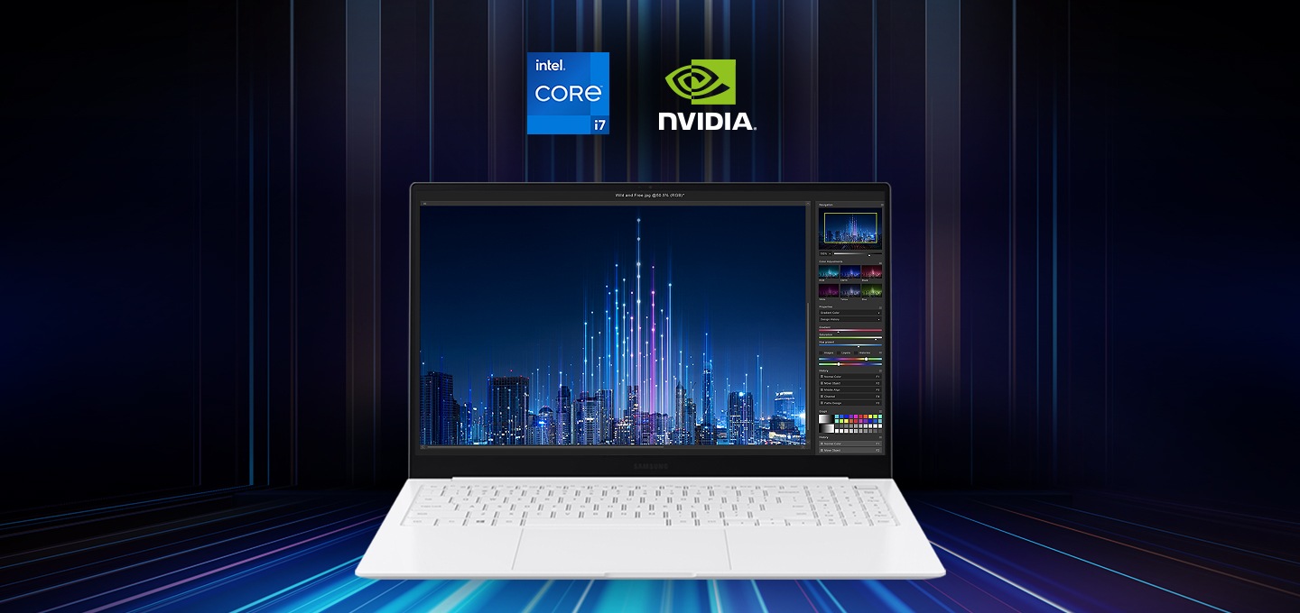 11세대 Intel® Core™ 프로세서와 NVIDIA® GeForce® MX450 외장 그래픽이 탑재되어 놀라운 퍼포먼스를 자랑합니다. 게임, 영상 스트리밍, 업무까지 한 차원 높아진 수준을 직접 느껴보세요. 