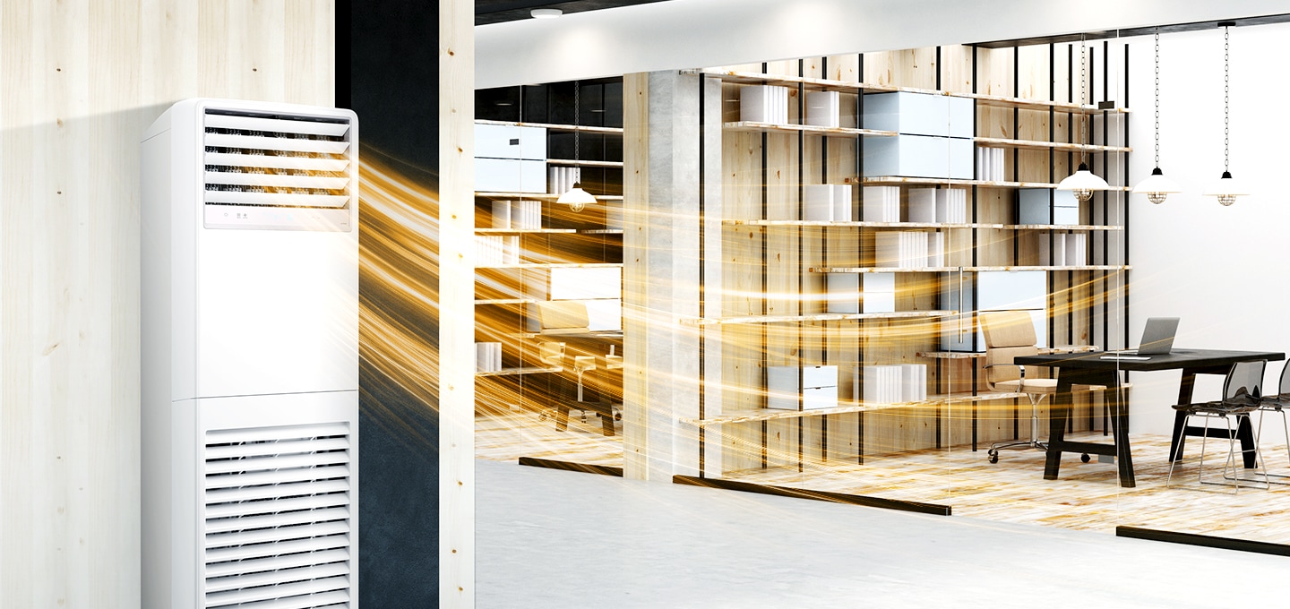 여름에는 시원한 에어컨으로 겨울에는 따듯한 온풍기로 사용할 수 있어 더욱 경제적입니다.