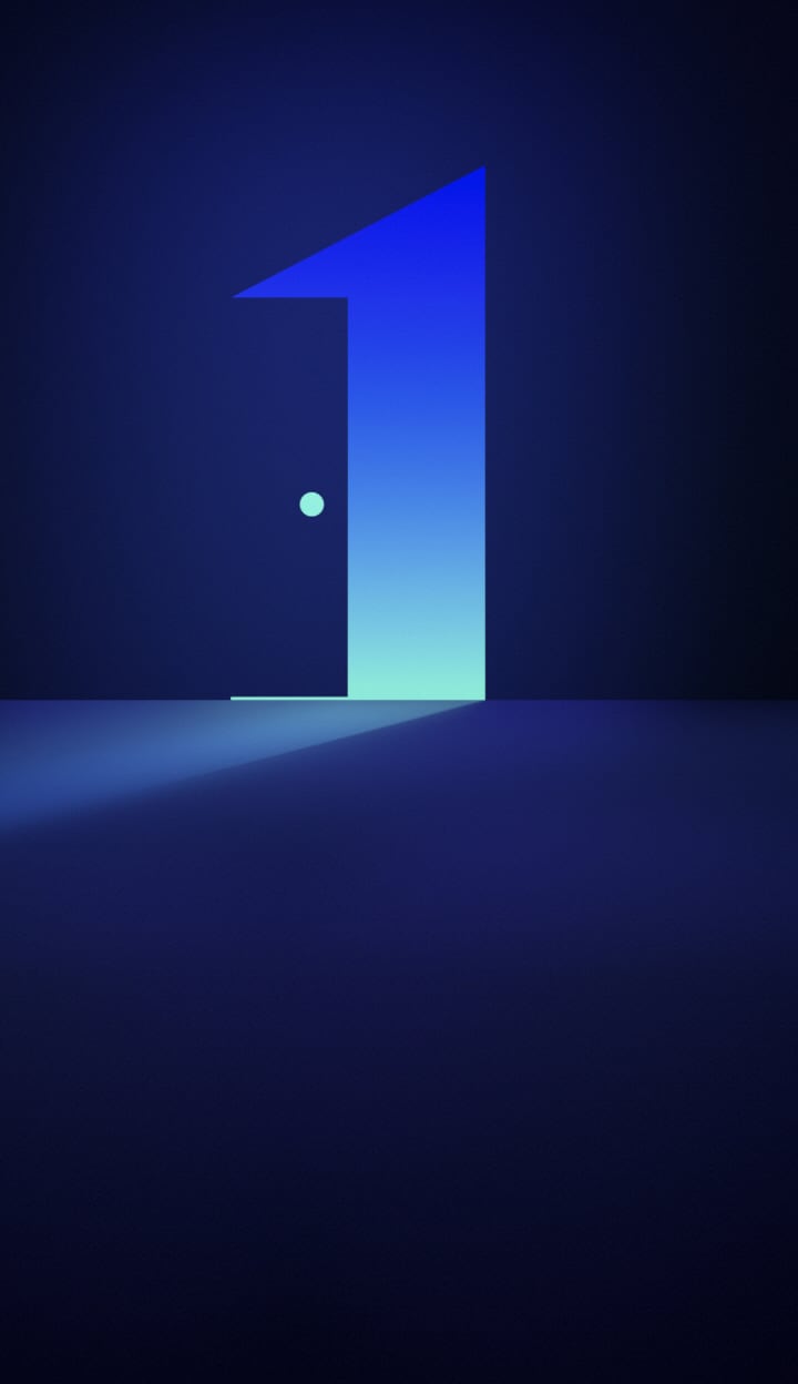 문이 살짝 열려 있으며 문 사이로 푸른 빛이 들어오고  이미지를 클릭하면 2026 CES The First Look 상세 페이지로 이동된다.