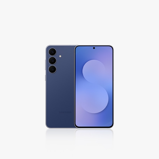 네이비 색상의 갤럭시 S25 FE 제품 정면 이미지