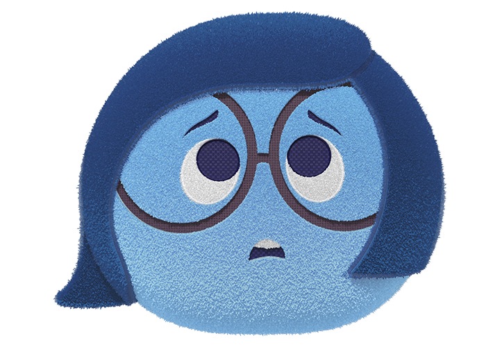 이미지 정중앙에 갤럭시 버즈 인사이드 아웃2 슬픔이 케이스 정면 이미지가 보이고 있습니다.