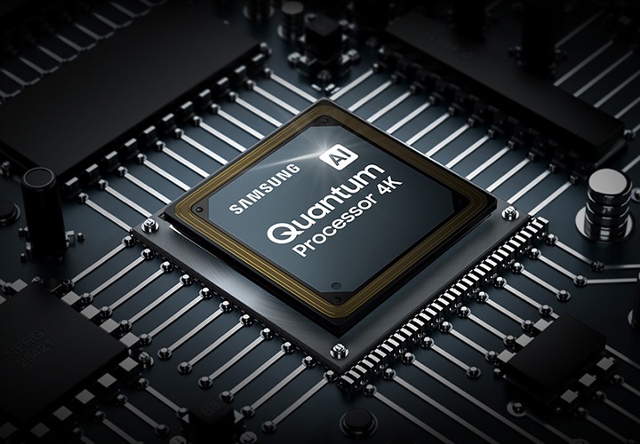 퀀텀 프로세서 4K 칩이 보입니다.