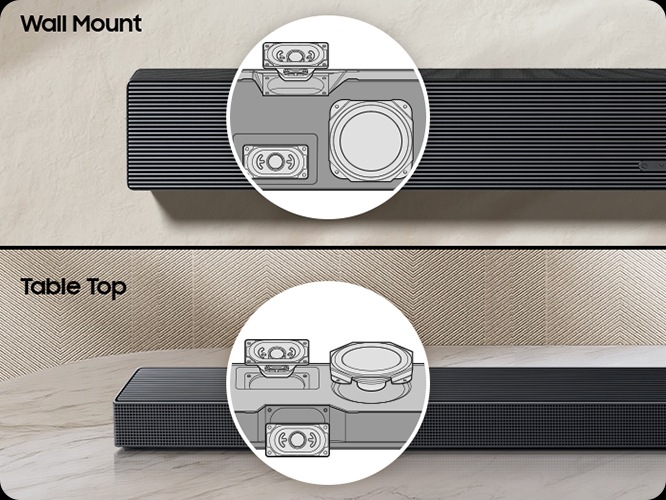 전면 및 상향에서 어떻게 기능을 사용할 수 있는지에 대해 보여주는 이미지 입니다.