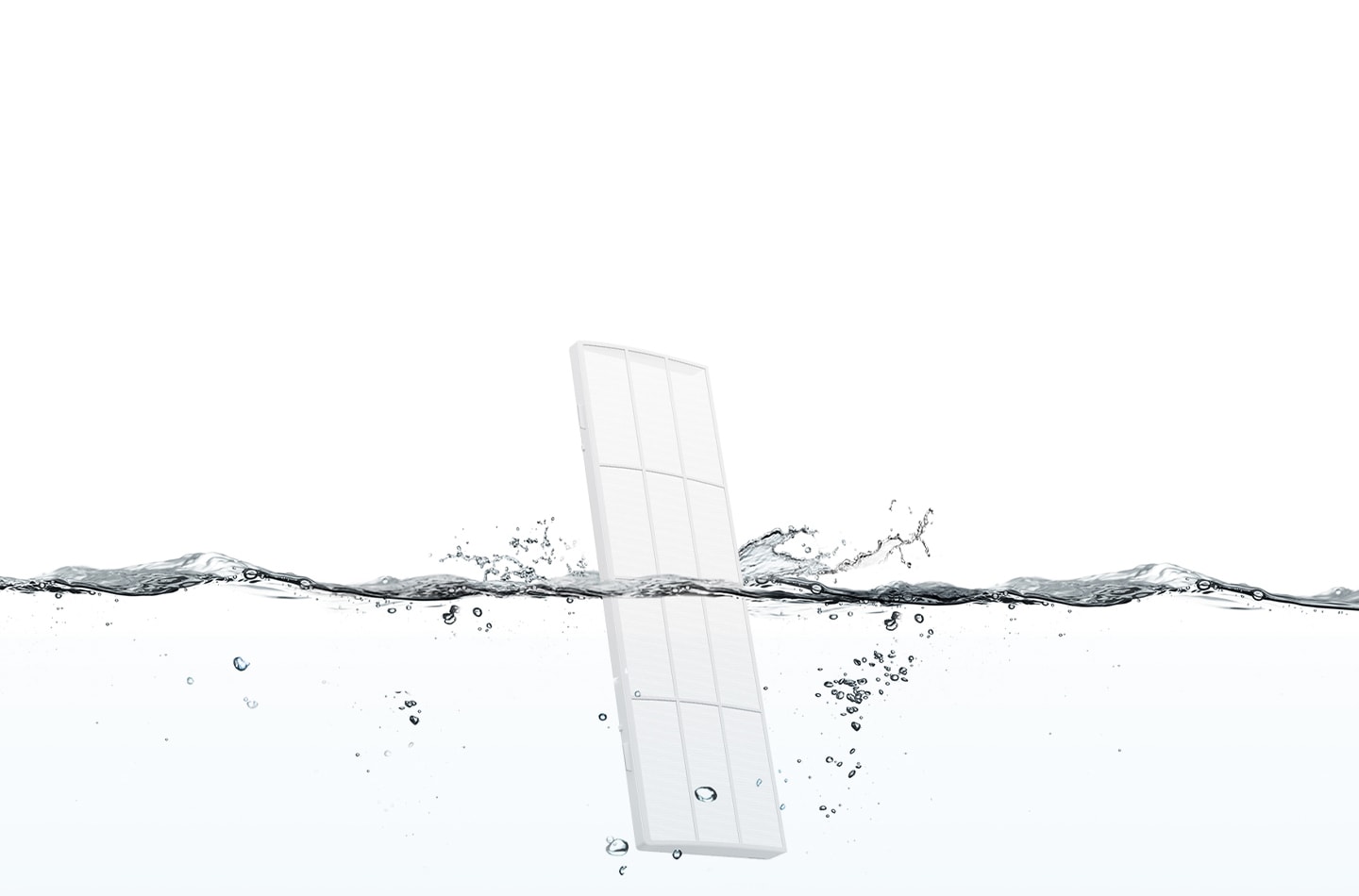 물안에 pm1.0 필터와 극세필터 두개가 있음 