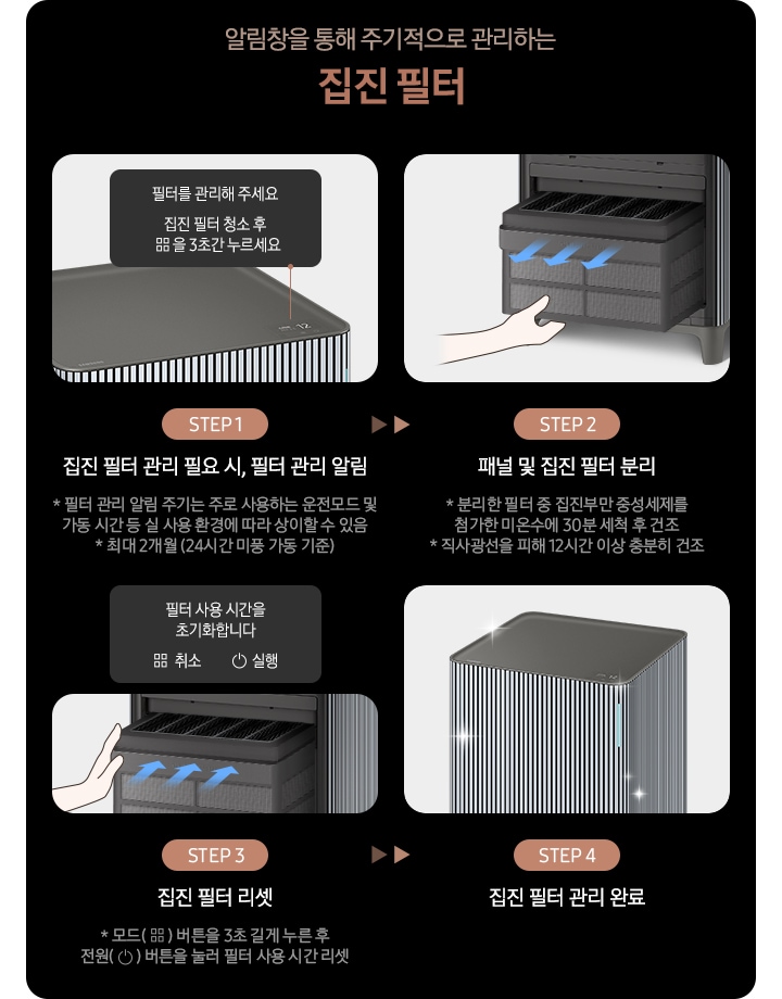 Infinite AI 공기청정기 (100㎡+33㎡, 리유저블 필터) 더블 패키지 상세 이미지 38