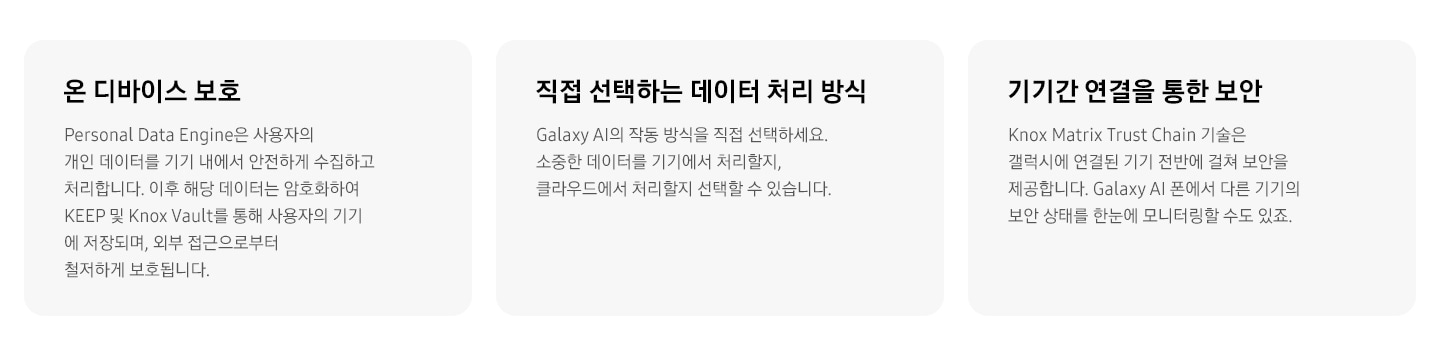삼성 Knox 기반의 개인 정보 보호